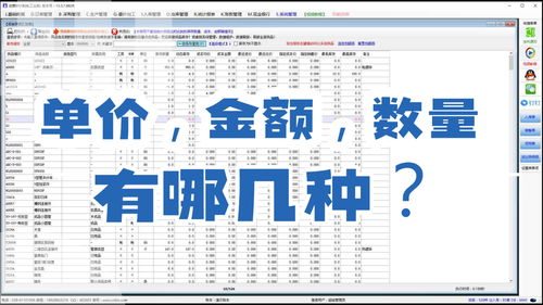 ERP免費(fèi)版 庫(kù)存、成本、銷售單價(jià)與金額核心概念解析